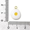 Food Theme Alloy Enamel Pendants FIND-C075-10A-G-3