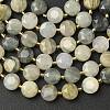 Natural Green Rutilated Quartz Beads Strands G-C116-A145-01-2