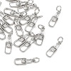 SHEGRACE Brass Micro Pave Clear Cubic Zirconia Charms XGRQ4N378-726P-1