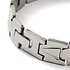 Non-Tarnish 201 Stainless Steel Rectangle Watch Band Bracelet BJEW-H550-01P-4