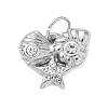 304 Stainless Steel & Crystal Rhinestone Pendants STAS-G391-02P-01-1