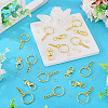 30Pcs Iron Split Key Rings FIND-TA0011-16-5