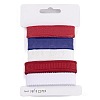 15 Yards 5 Styles Independence Day Polyester & Polycotton Ribbons Sets SRIB-A015-02C-03-4