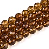 Transparent Glass Bead Strands GLAA-R095-8mm-32-1