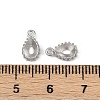 304 Stainless Steel Pendant Cabochon Settings STAS-G356-05P-3