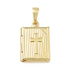 Brass Locket Pendants KK-CBAD360-15G-01-1