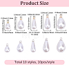 ABS Plastic Pearl Pendants FIND-BM0001-56A-2