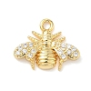 Brass Micro Pave Cubic Zirconia Pendants KK-H528-01G-1