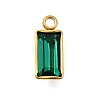 304 Stainless Steel Rhinestone Pendants STAS-Z125-12C-G-1