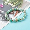 Natural Amazonite Stretch Bracelets BJEW-PH02048-2