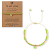 Heart Brass Enamel Charm Bracelets CK5066-12-1