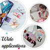 8Pcs 8 Colors Retro Cloth Embroidered Lipstick Storage Case CON-CA0001-008-5