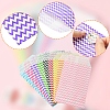 45Pcs 9 Colors White Kraft Paper Bags CARB-FS0001-02-3