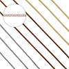 3 Bags 3 Colors Round French Wire Gimp Wire TWIR-SC0001-07-1
