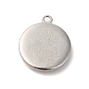 Titanium Steel Pendants STAS-D049-03G-2