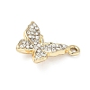 Alloy Rhinestone Pendants ALRI-D303-19G-03-2
