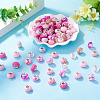 100Pcs 10 Styles Resin European Beads RPDL-TA0001-14-6