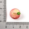 Opaque Resin Imitation Fruit Pendants RE-CBAE54B-02B-3