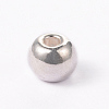 Alloy Round Beads PALLOY-ZN818-4mm-S-RS-1