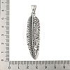 316 Surgical Stainless Steel Pendants STAS-Z073-80AS-3