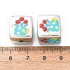 Printed Plating Acrylic Beads AC-CBA655C-17F-3