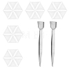 Triangle Plastic DIY Melty Beads Fuse Bead Tray DIY-ME0003-81-1