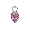Brass Micro Pave Cubic Zirconia Pendants KK-M322-48P-02-1