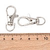 Alloy Swivel Lobster Claw Clasps E168-4