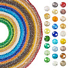 26 Strands 26 Colors Electroplate Glass Beads Strands EGLA-TA0013-80B-1