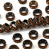 Brass Rhinestone Spacer Beads X-RB-A020-10mm-15AB-1
