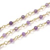 Natural Amethyst Handmade Beaded Chains CHC-K008-A06-3