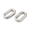 Non-Tarnish 304 Stainless Steel Spring Gate Ring X-STAS-Q215-54P-2