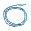 Synthetic Turquoise Beads Strands X-G-F596-39-2mm-2