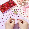 1000Pcs 3 Styles Glass Rondelle Beads GLAA-CJC0009-09B-4