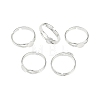 Brass Ring Components KK-C3044-6mm-S-NF-5