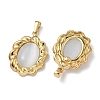 304 Stainless Steel Cat Eye Pendants STAS-L309-01G-2