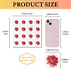 8 Sheets Plastic Waterproof Self-Adhesive Picture Stickers DIY-WH0428-067-2