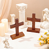 Easter Wood Cross Figurines Ornaments DJEW-WH0063-67A-4