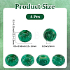 4Pcs Natural Myanmar Jade/Burmese Jade Carved European Beads G-PA0002-44-2