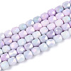 Anti-Tarnish Electroplate Glass Beads Strands GLAA-N057-6mm-05-1