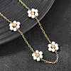 Acrylic Pearl Beads Link Bracelets SA-D001-01G-1