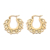 304 Stainless Steel Flower Stud Earrings for Women EJEW-Q009-03B-G-2