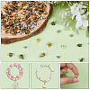 150Pcs 15 Styles Tibetan Style Alloy Tube Bails TIBE-PA0001-19-6