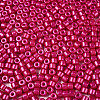 Baking Paint Pearlized Glass Seed Beads SEED-T008-03O-3