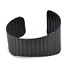 304 Stainless Steel Cuff Bangles for Women BJEW-Z077-04-2