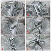 Satin Wedding Dress Back Tie Rope SRIB-WH0011-039A-5