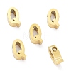 Ion Plating(IP) 304 Stainless Steel Charms STAS-K216-41Q-G-3