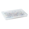 80Pcs 20 Colors Opaque Resin Rondelle European Beads RESI-FS0002-46-7