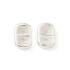 Brass Silicone Slide Charms KK-C099-06A-S-1