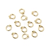 Brass Bead Cap Pendant Bails KK-Z137-02G-02-1